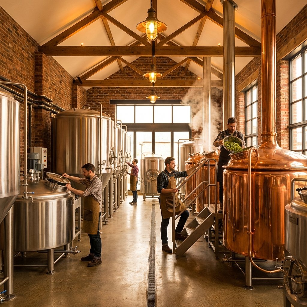 กระบวนการผลิตเบียร์คราฟท์